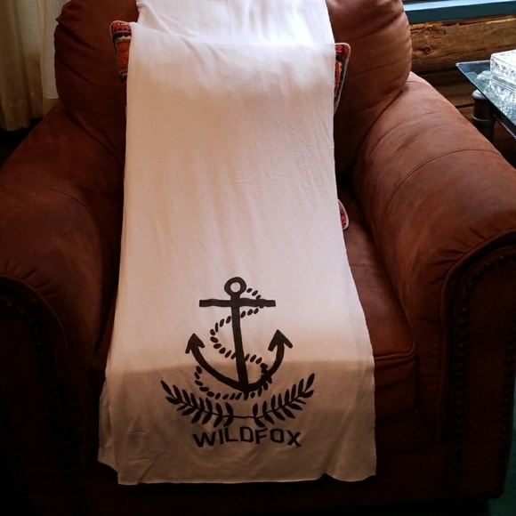 Wildfox Couture Nautical Anchor Scarf Wrap NWOT - Picture 4 of 5